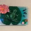 Frog Lillypad TadPole Resin wall decor