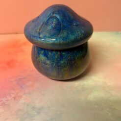 mushroom shroom trinket jar with lid