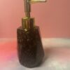 handmade black gold soap dispenser