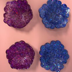 Set of 4 handmade trinket ring bowls