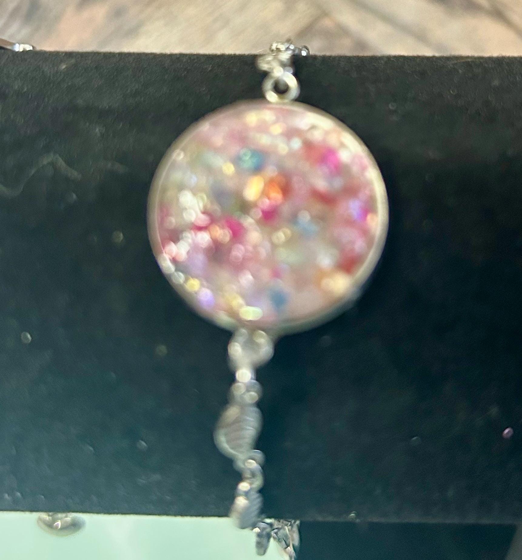 Silver handmade bracelet - pick your color or design - Image 6