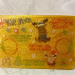 Handmade Christmas Santa Snack Tray