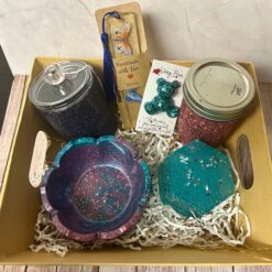 Handmade Resin Gift Basket - 5-6 items in each