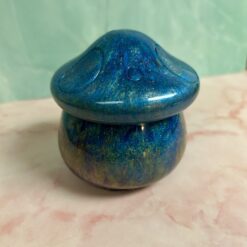 mushroom shroom trinket jar with lid