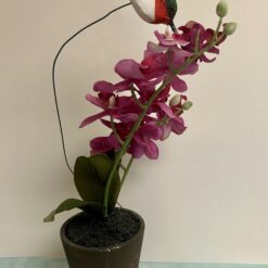 Handmade Wooden Hummingbird Decor